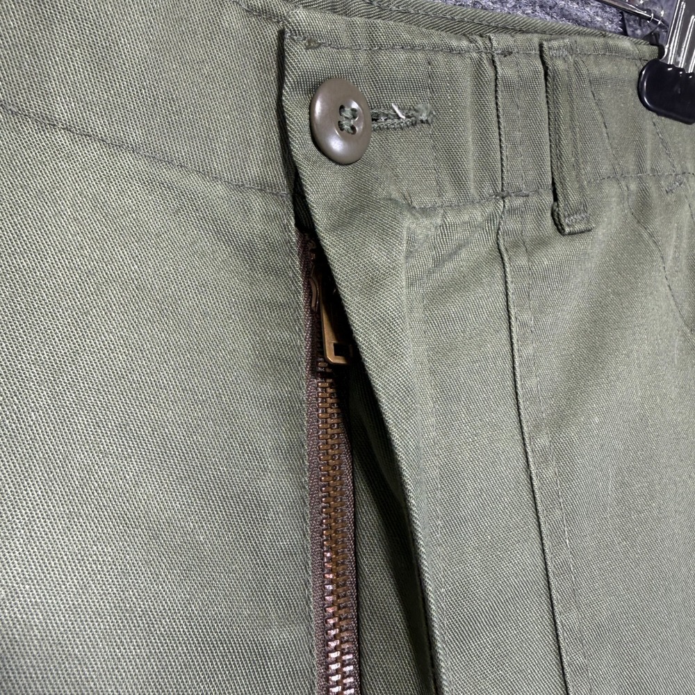 Vintage US Military OG-507 Utility Fatigue Pants Men (Fit 28x32) 30x31 Green 80s - Picture 5 of 14